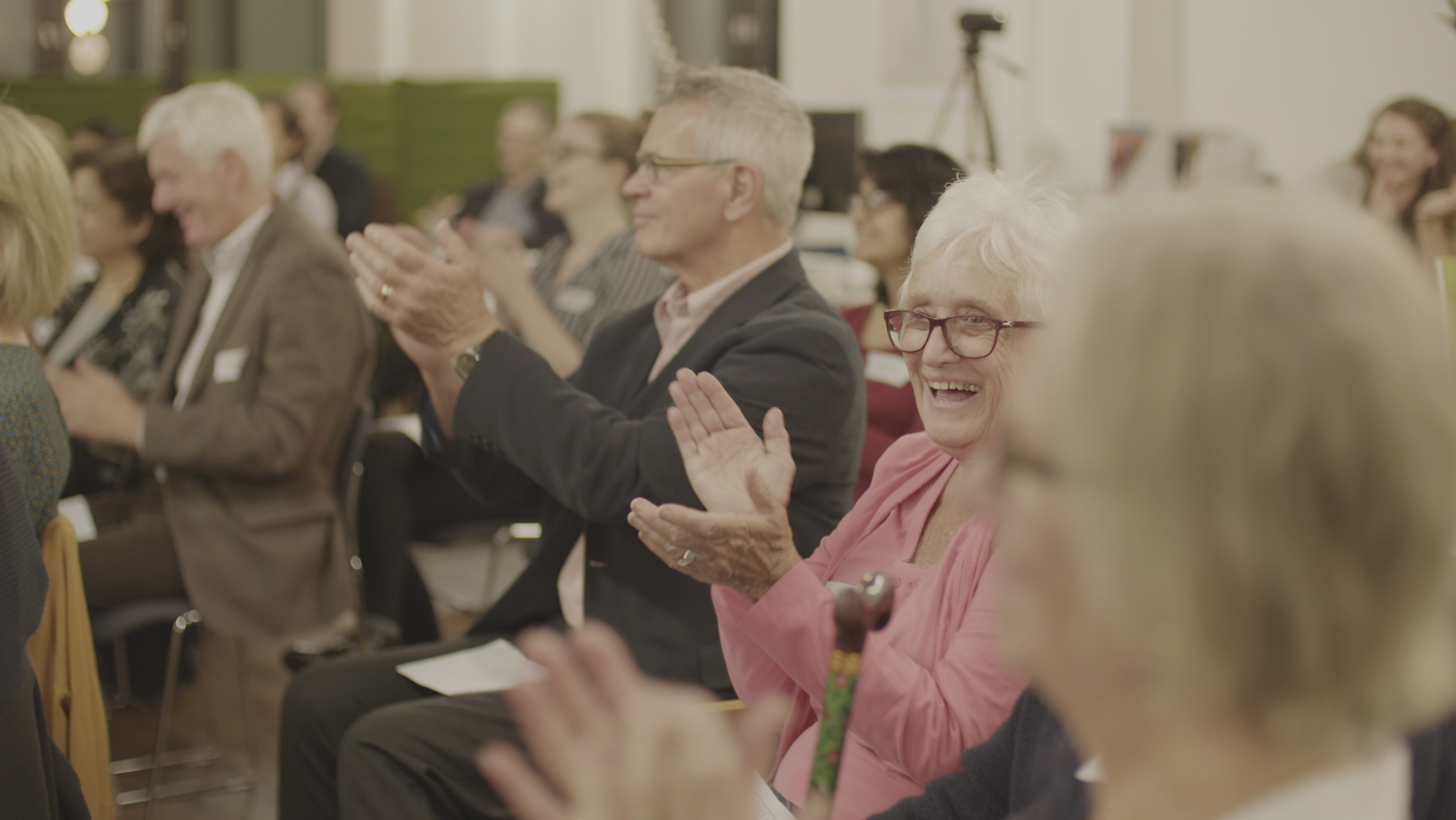 Members celebrate at an evening of dementia and music, London