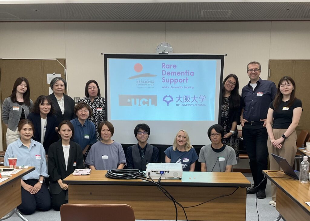 Group of people gathered to talk about RDS Japan
