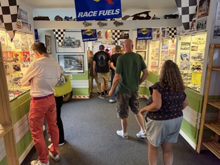 Visitors at the museum.